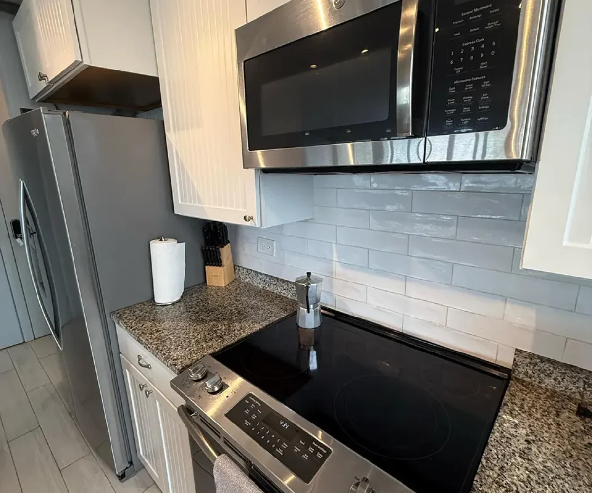 Cocina de apartamento Beach Rentals Isla Verde